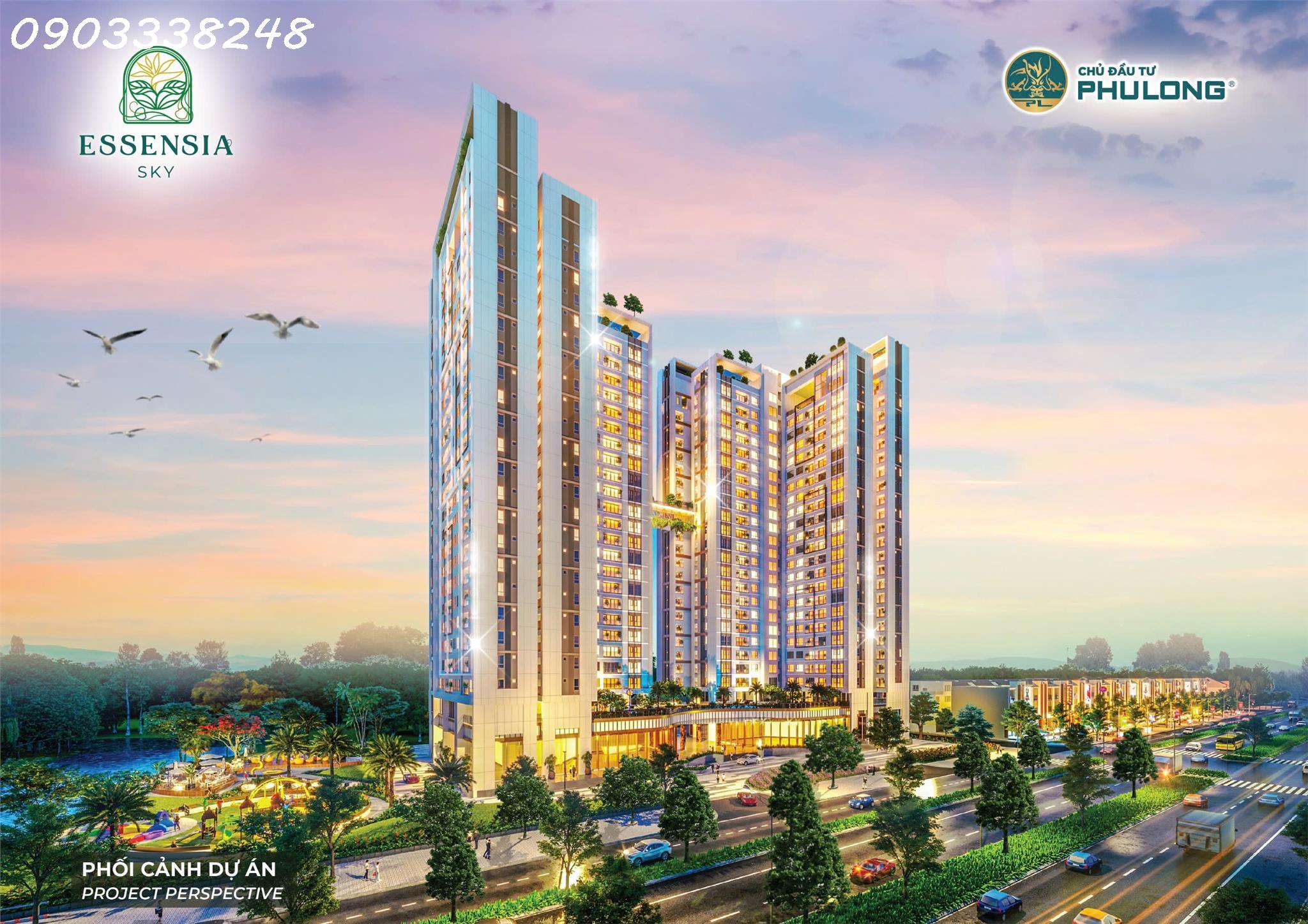  2PN Essensia Sky, giá tốt, lầu cao, căn góc, view đẹp và thoáng giá chỉ 6 tỷ 780 chưa KPBTthích hợp để ở hoặc đầu tư 