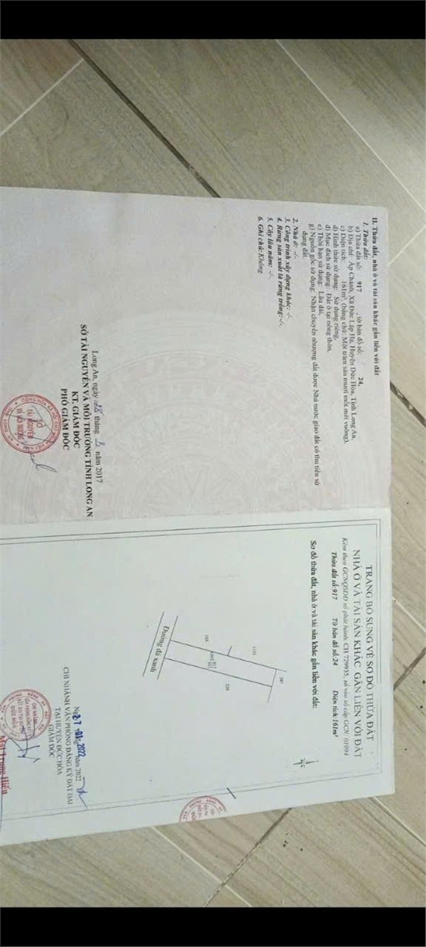  ĐẤT ĐẸP - GIÁ TỐT - Chính Chủ Bán Đất Ấp Chánh Chợ Gà cũ, Xã Đức Lập Hạ, Đức Hòa, Long An 