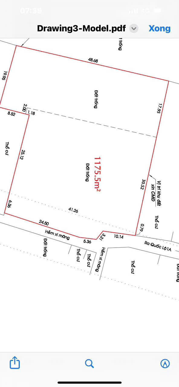  QUỸ ĐẤT 2.300M² – 1/ VÕ THỊ THỪA – GẦN SÔNG SÀI GÒN NGAY QL1A, Q12 