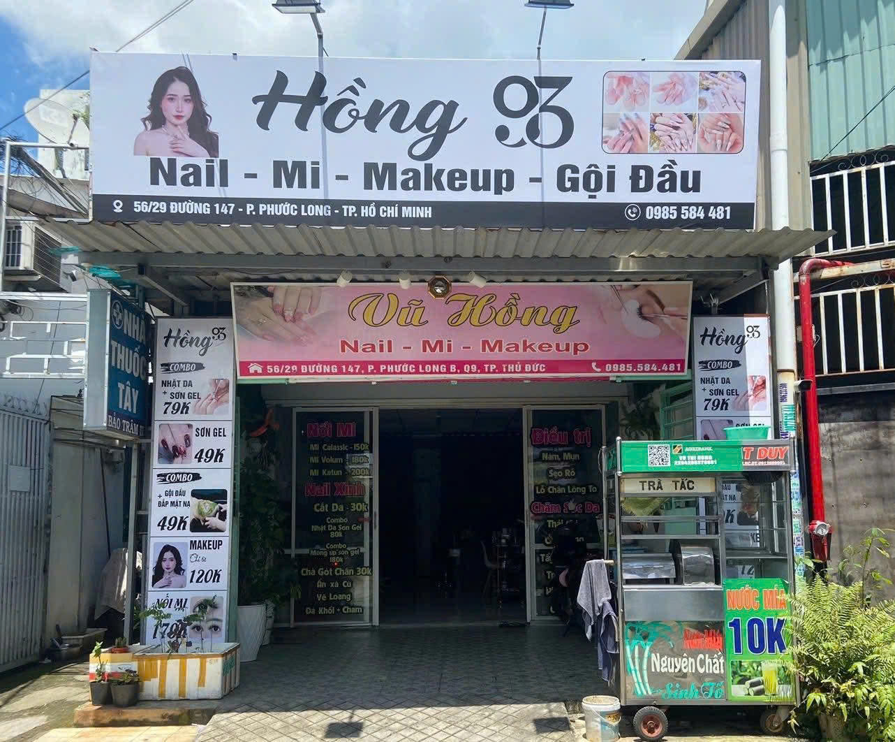  SANG NHƯỢNG TIỆM NAIL – MI – GỘI ĐẦU - HOẶC CHO THUÊ LẠI MẶT BẰNG - P.PHƯỚC LONG 