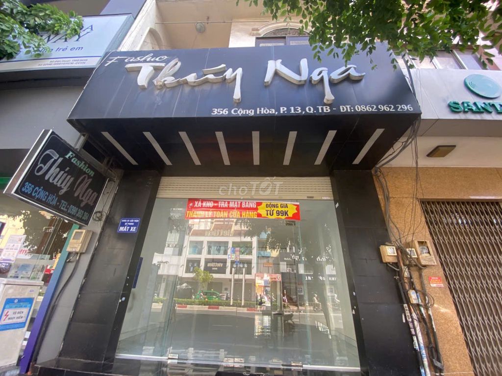  CHO THUÊ NHÀ MẶT TIỀN CỘNG HÒA – QUẬN TÂN BÌNH 