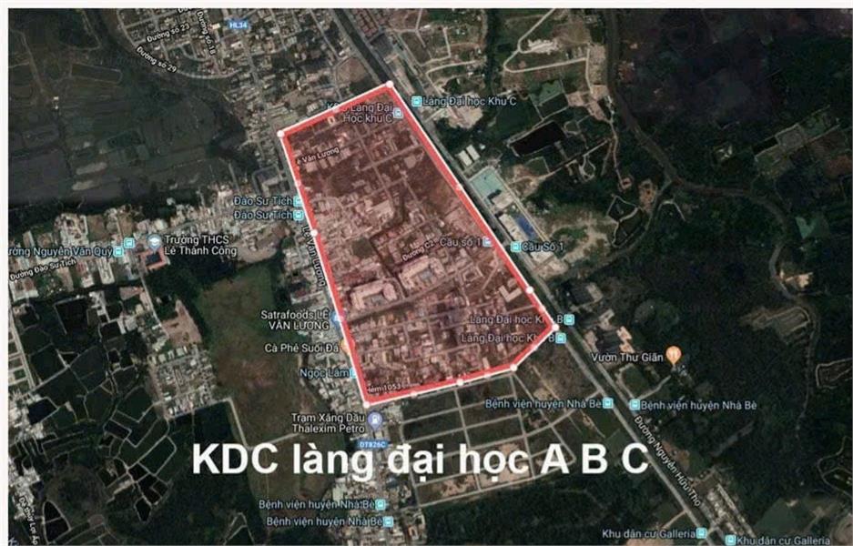  125m KDC Làng Đại Học, 10 tỷ, xây dựng 6 tầng, đường 12m 