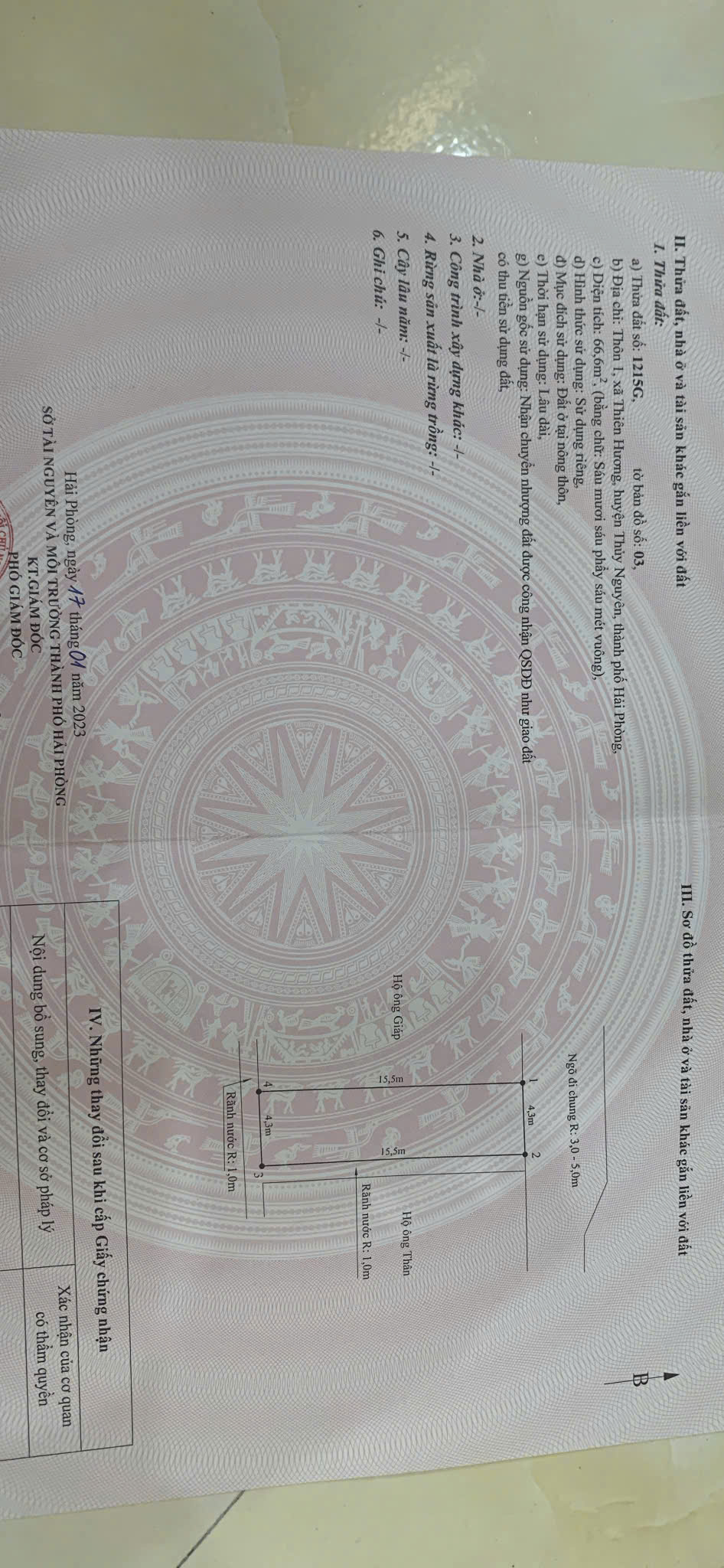  CHÍNH CHỦ CẦN BÁN ĐẤT – GIÁ TỐT TẠI THUỶ NGUYÊN, HẢI PHÒNG 