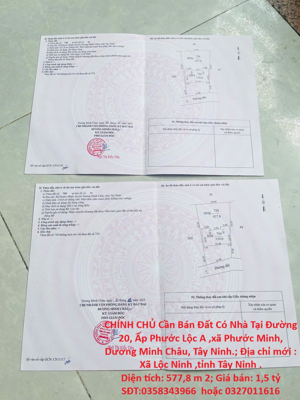  CHÍNH CHỦ Cần Bán Đất Có Nhà Tại Đường 20, Ấp Phước Lộc A ,xã Phước Minh, Dương Minh Châu, Tây Ninh. 
