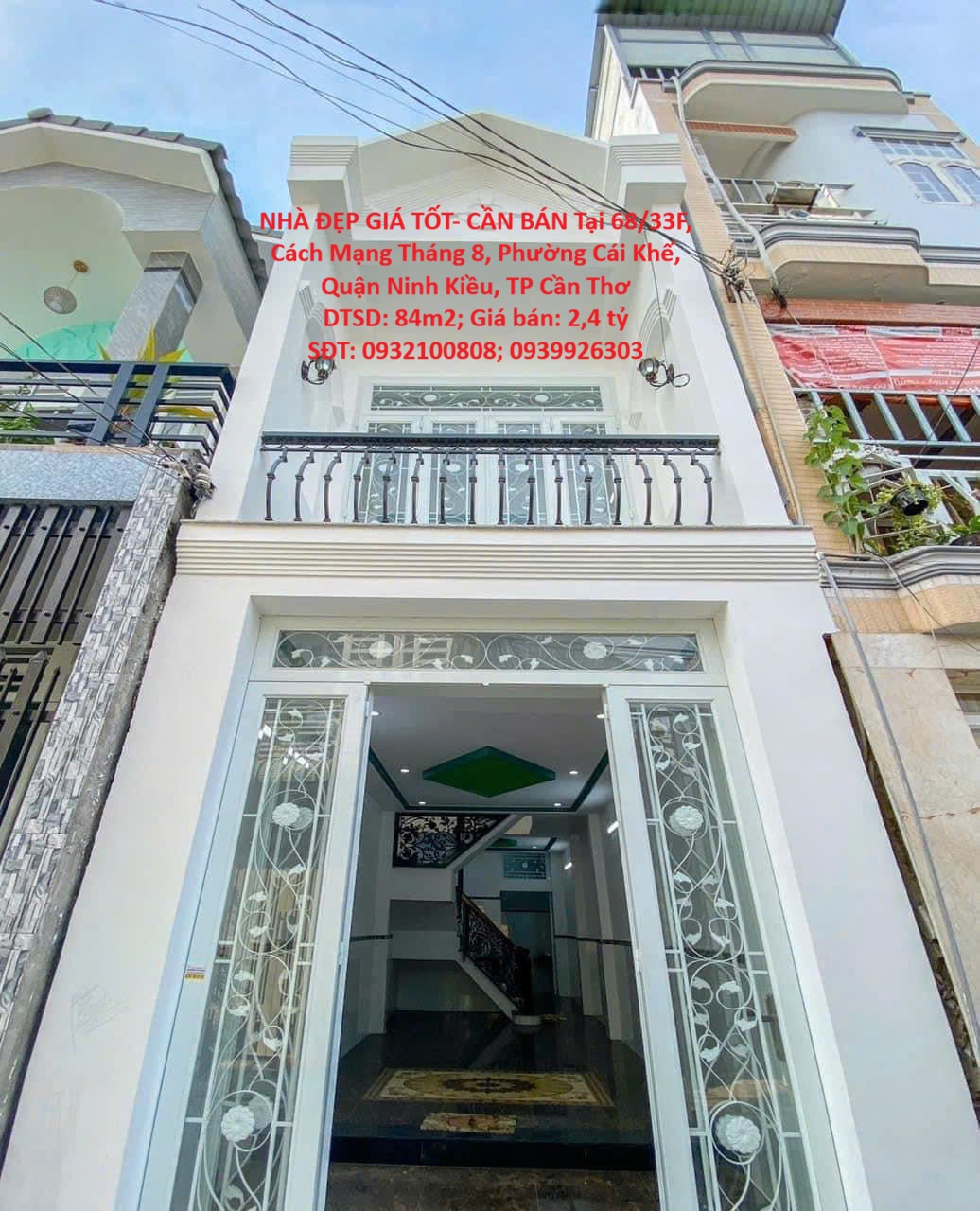  NHÀ ĐẸP GIÁ TỐT- CẦN BÁN Tại Phường Cái Khế, Ninh Kiều, Cần Thơ 