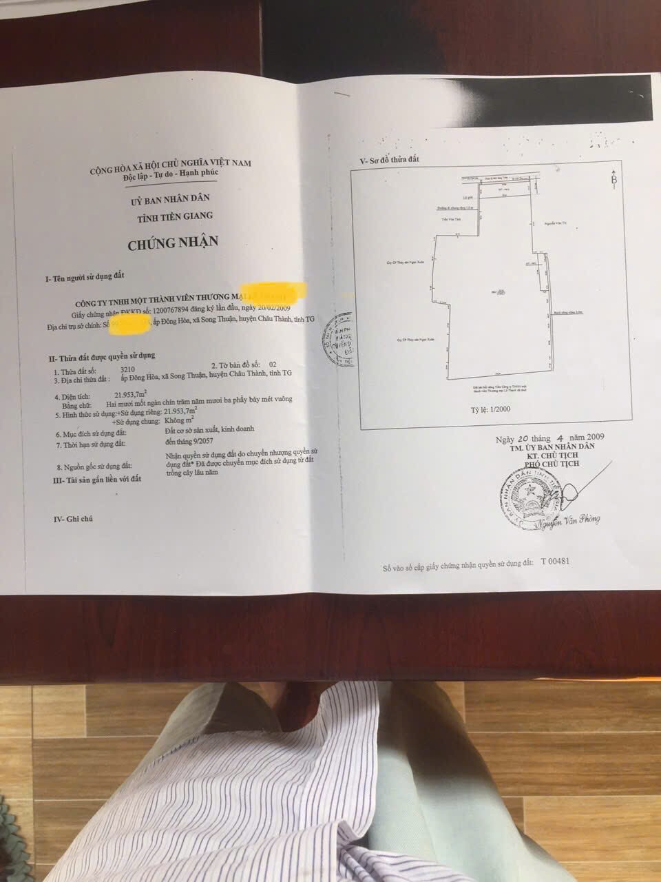  BÁN CÔNG TY THAN ĐÁ CÓ CẦU CẢNG – GIÁ TỐT Tại  Xã Song Thuận, Châu Thành, Tiền Giang 