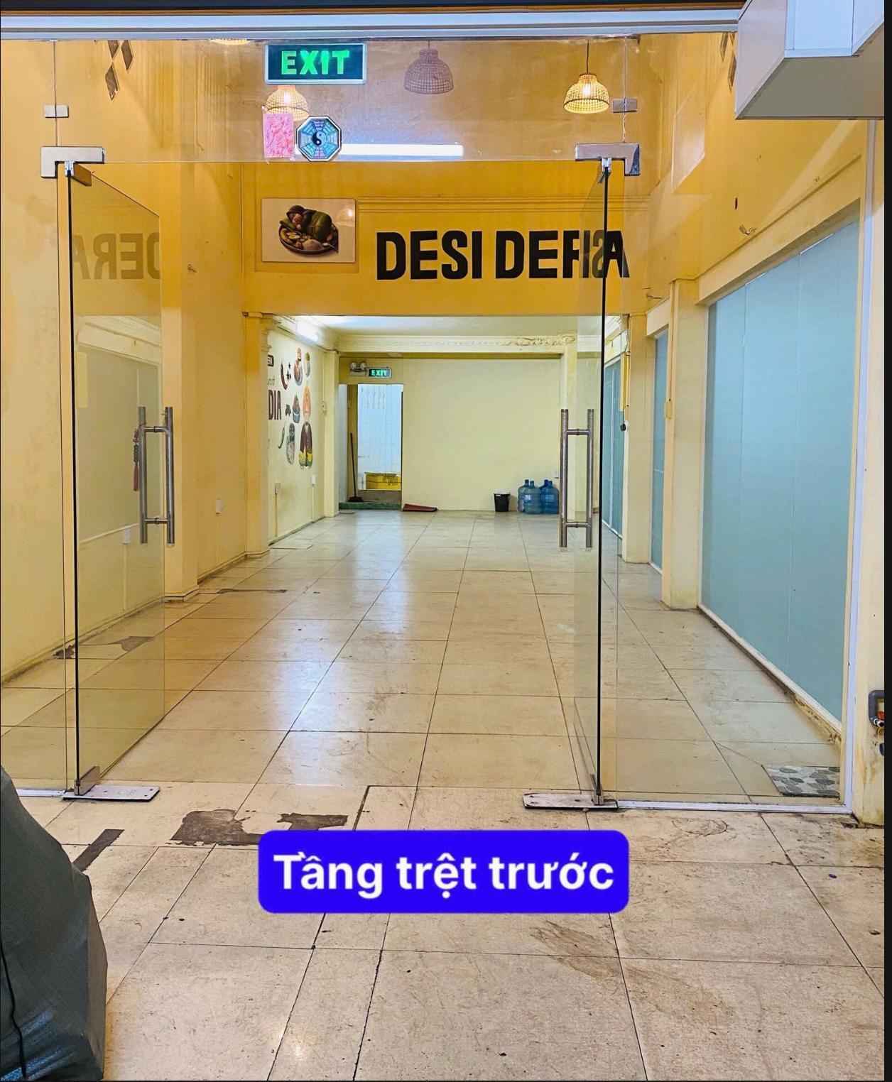  CHO THUÊ TẦNG TRỆT MẶT TIỀN – TRUNG TÂM QUẬN 1 HỒ CHÍ MINH 