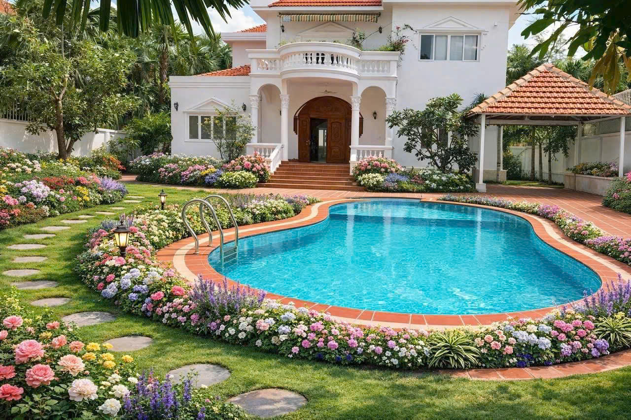  BÁN BIỆT THỰ THẢO ĐIỀN – Q2 ,  KHUÔN VIÊN RỘNG, SÂN VƯỜN & HỒ BƠI ĐẸP 