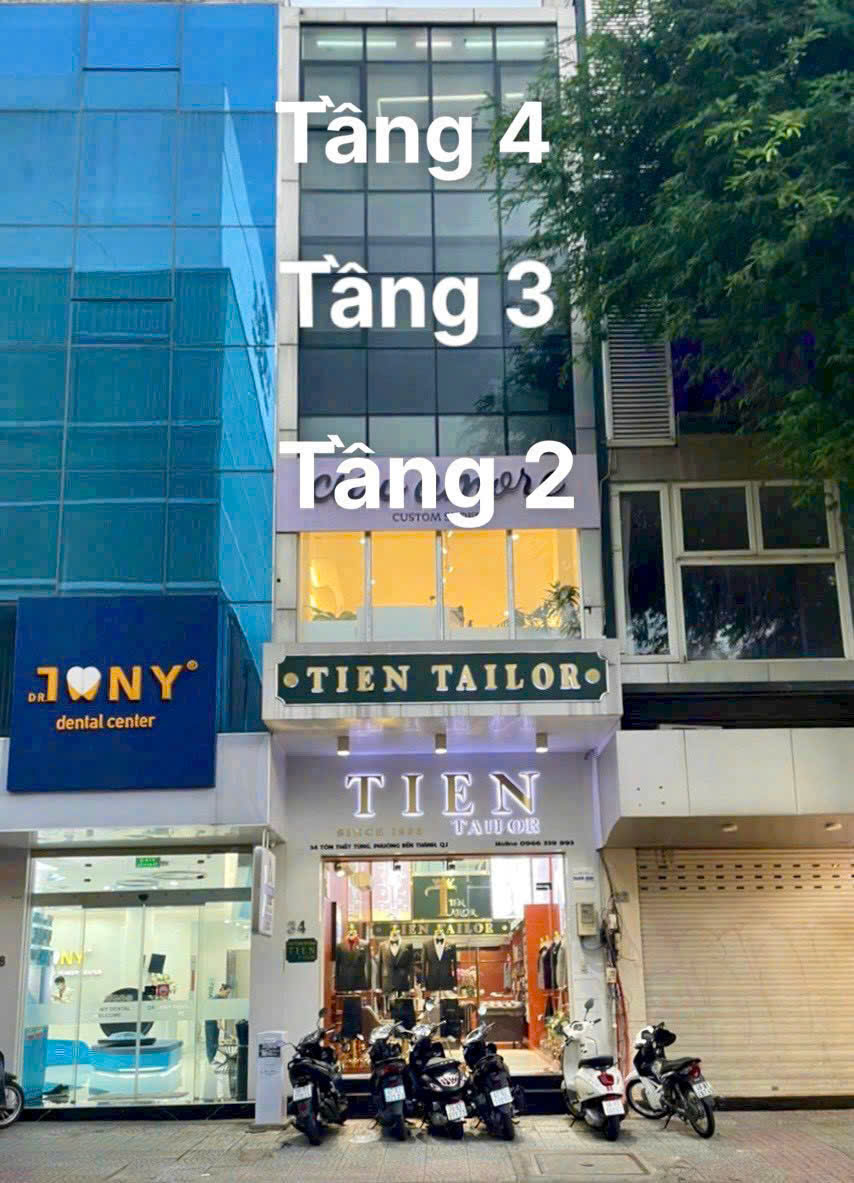  CHO THUÊ (HOẶC HỢP TÁC) TẦNG 2 & TẦNG 4 Địa chỉ: 34 Tôn Thất Tùng, P. Bến Thành, Quận 1 Hồ Chí Minh 