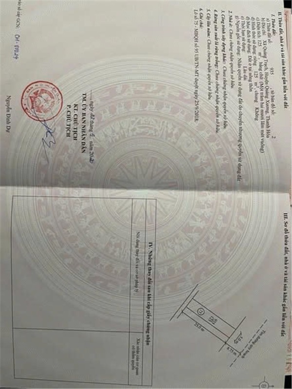  HOT HOT –CHÍNH CHỦ CẦN BÁN 2 LÔ LIỀN KỀ MẶT BẰNG 95  TẠI Xã Quảng Trạch, H. Quảng Xương, T. Thanh Hóa 