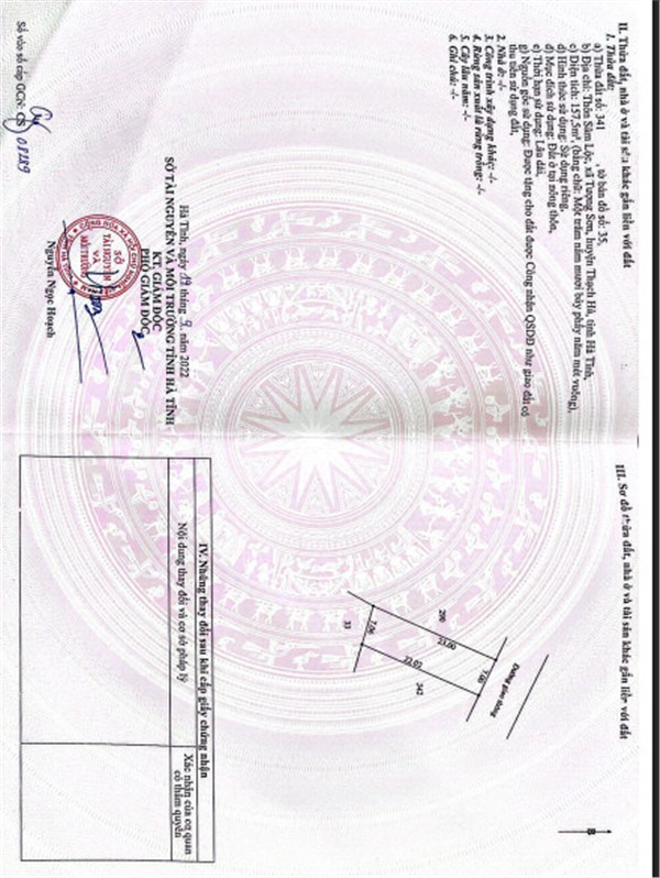  ĐẤT ĐẸP – GIÁ TỐT  – CHÍNH CHỦ CẦN BÁN 2 Lô Đất Tại Xã Tượng Sơn, Huyện Thạch Hà, Hà Tĩnh 