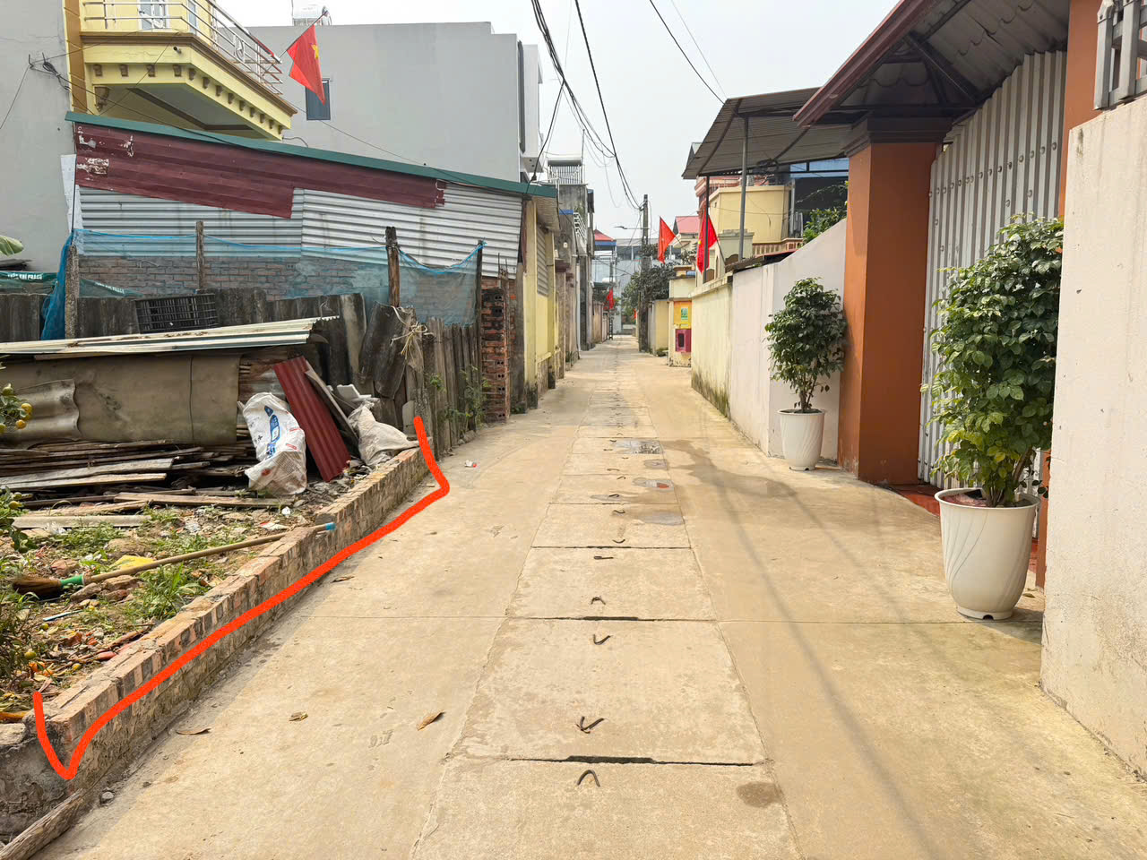  Bán 66m đất thôn Phù Trì, Kim Hoa, Mê Linh. Full thổ cư, đường thông, ô tô ra vào 