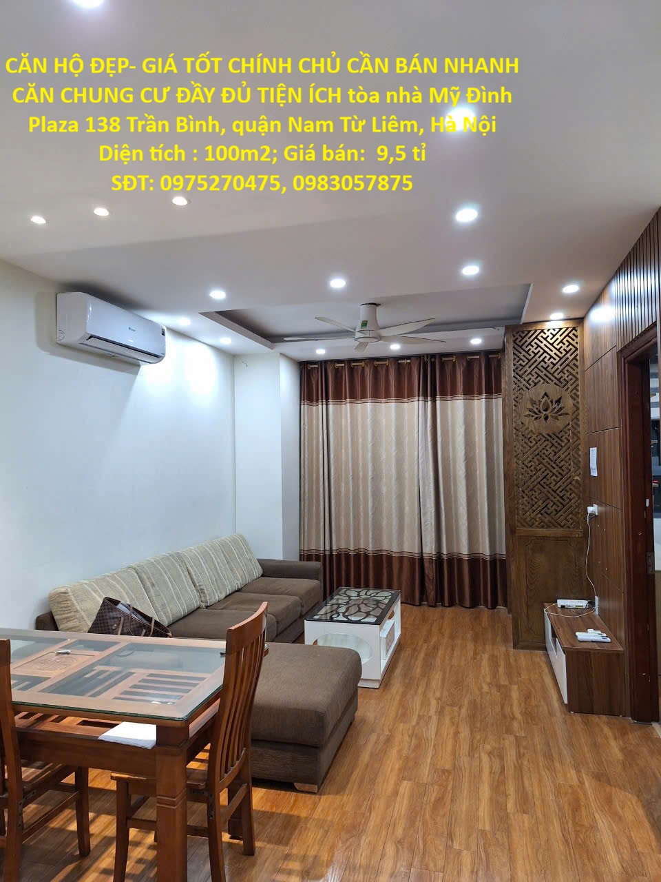  CĂN HỘ ĐẸP- GIÁ TỐT CHÍNH CHỦ CẦN BÁN CĂN CHUNG CƯ ĐẦY ĐỦ TIỆN ÍCH tòa nhà Mỹ Đình Plaza Nam Từ Liêm 