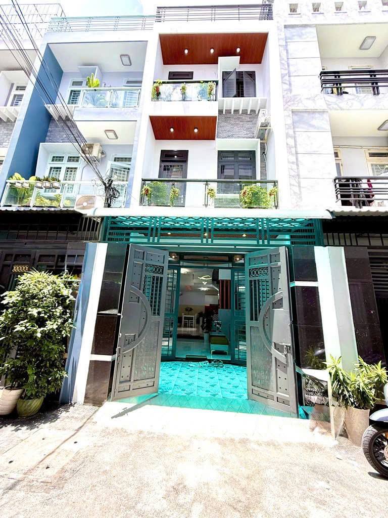  Siêu phẩm 4 tầng BTCT, ô tô ngủ trong nhà, 4m x 13m, gần chợ Thạch Đà, TT. Quận Gò Vấp, chỉ 6 tỷ nhỉnh(TL) 