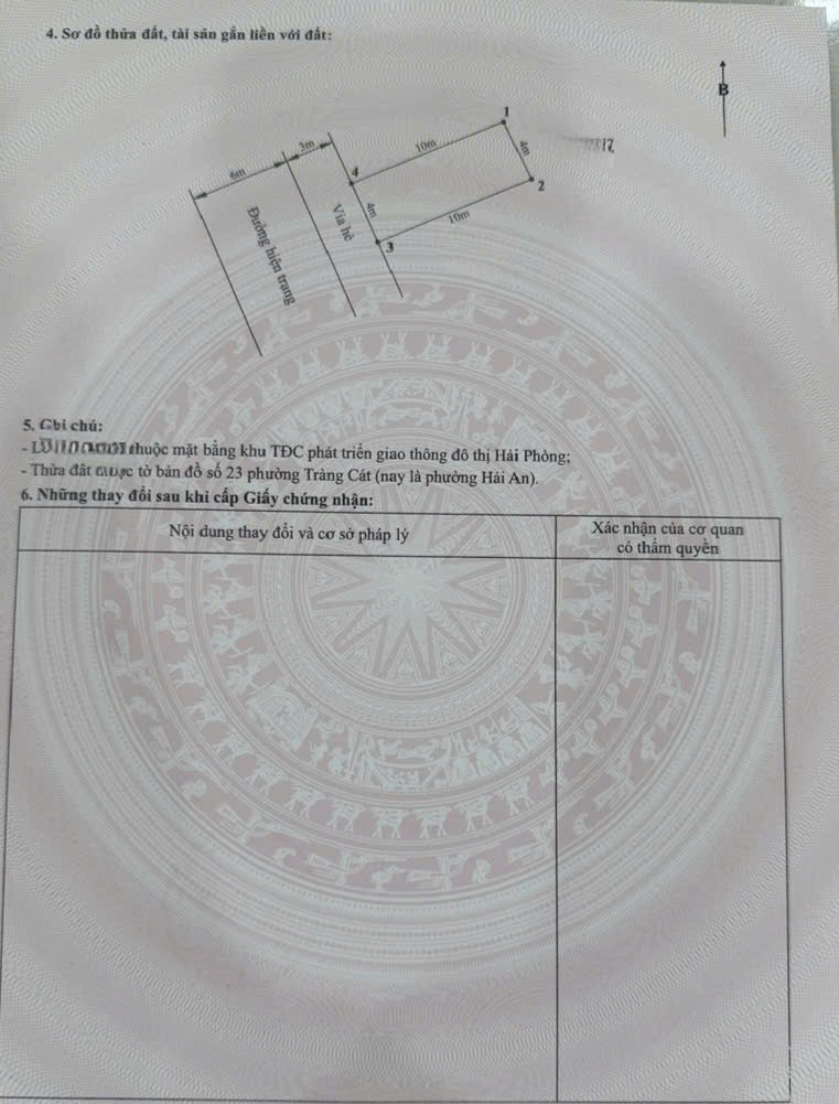  BÁN ĐẤT TĐC TRÀNG CÁT – HẢI AN – MẶT ĐƯỜNG 12M – GIÁ HƠN 2 TỶ 