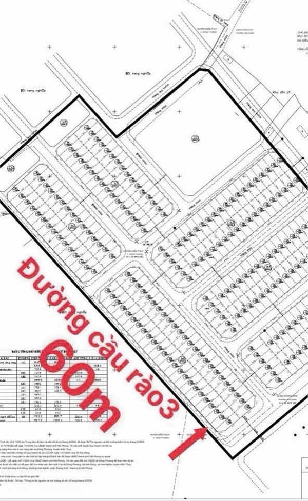  ĐẤT ĐẸP- GIÁ TỐT ĐẦU TƯ SINH LỜI  BÁN NHANH LÔ ĐẤT tái định cư Bà Cằng quận Kinh Dương  tp Hải Phòng 