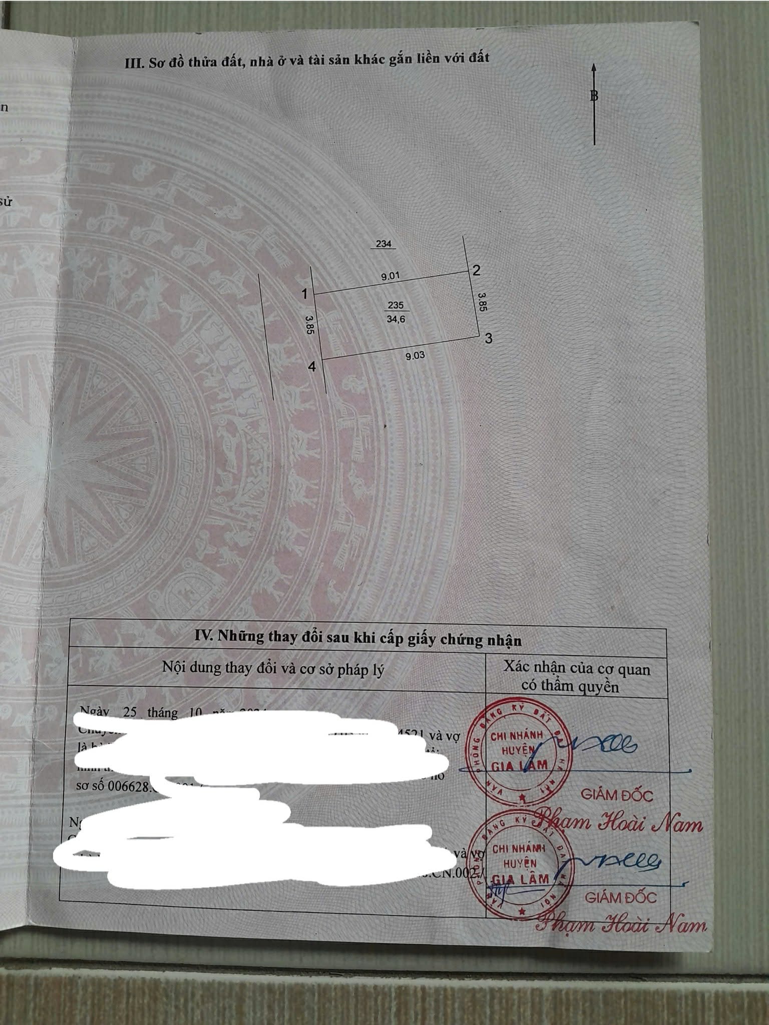  CHÍNH CHỦ CẦN BÁN 34,6 M2 ĐẤT TRÂU QUỲ - GIA LÂM, GIÁ NHỈNH 5 TỶ, LH 0985865658 