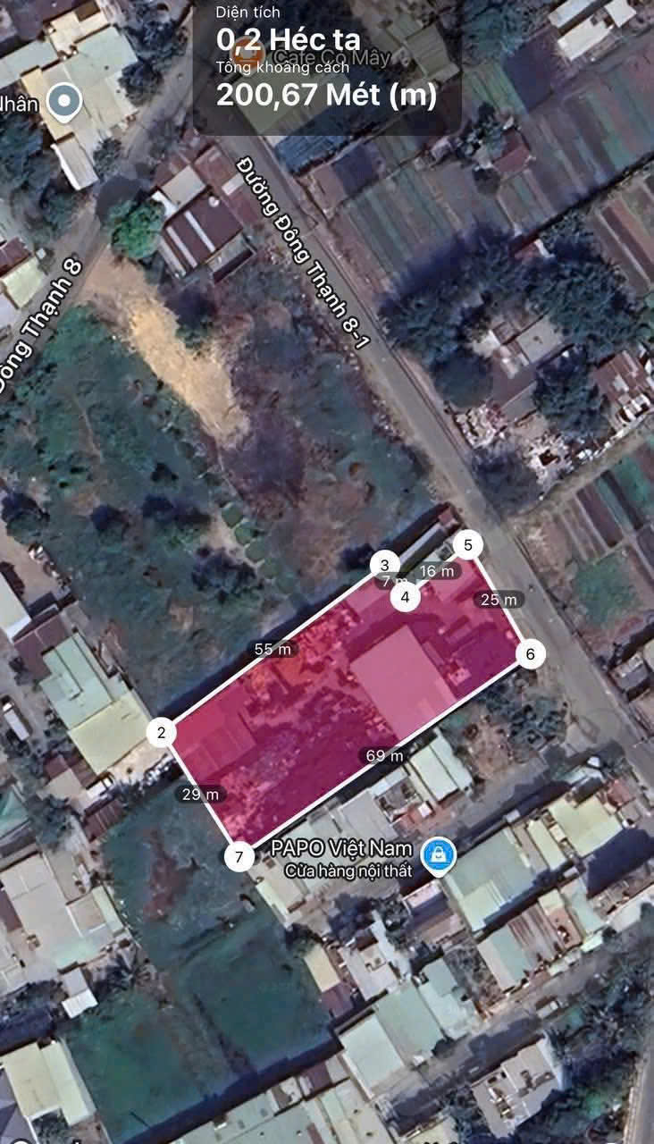  MẶT TIỀN ĐÔNG THẠNH 8-1 – GẦN LÊ VĂN KHƯƠNG – QUỸ ĐẤT 2.000M² 