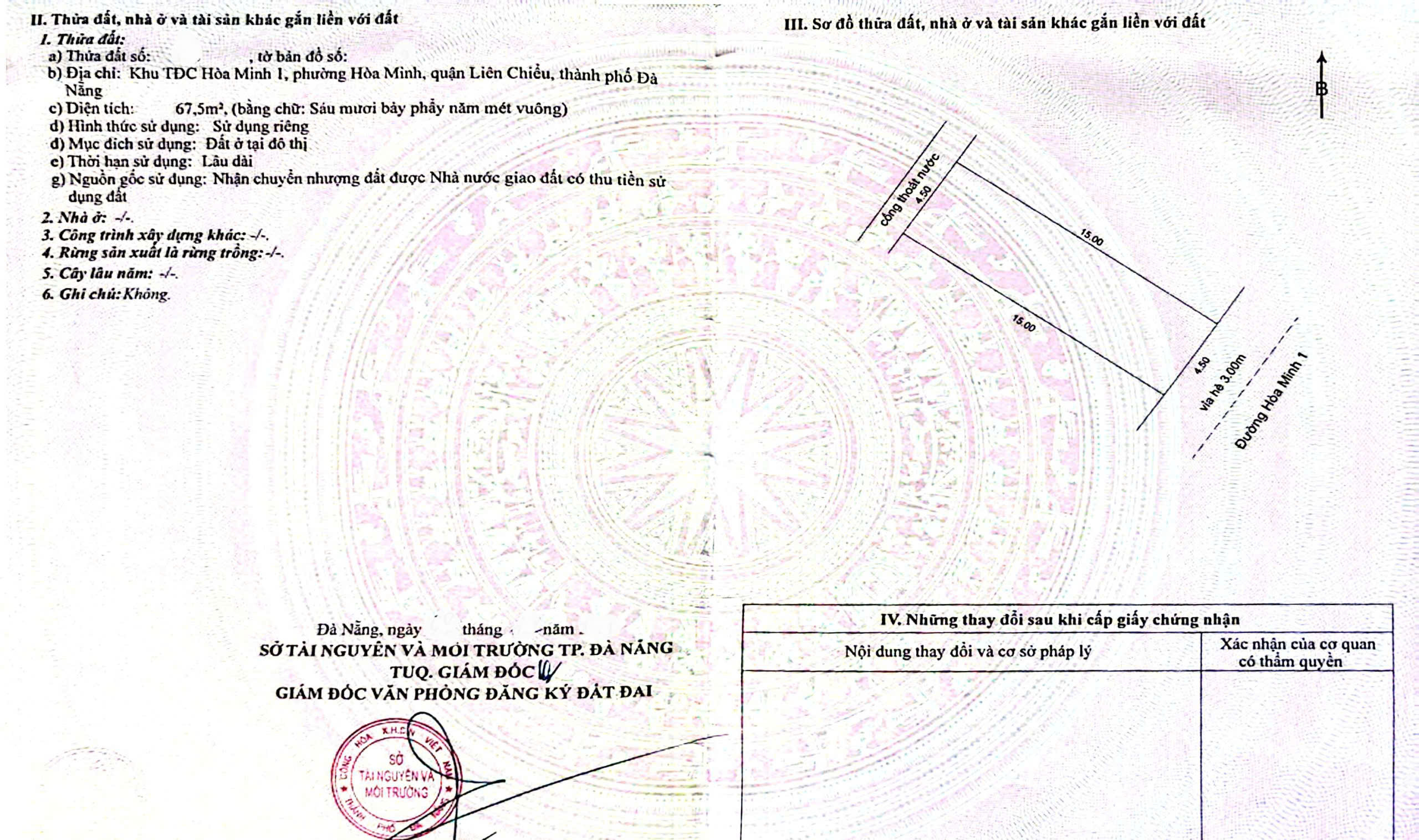  ????????Bán đất đường Hòa Minh 1 - Gần biển - Sát chợ Trần Đình Tri 