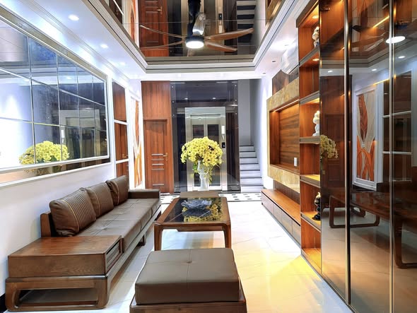  TRUNG TÂM BA ĐÌNH PHỐ NGỌC KHÁNH 55M 6T NHỈNH 15 TỶ NGÕ THÔNG - THANG MÁY- FULL NỘI THẤT 