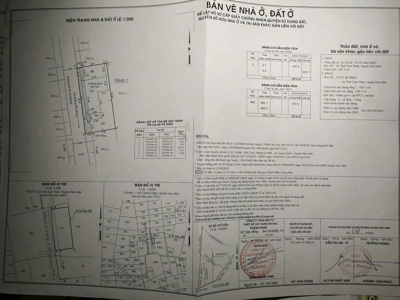  ĐẤT NGANG KHỦNG 20.5M – 187m² – CHỈ 6.5 TỶ, HIẾM TẠI THỚI TAM THÔN 