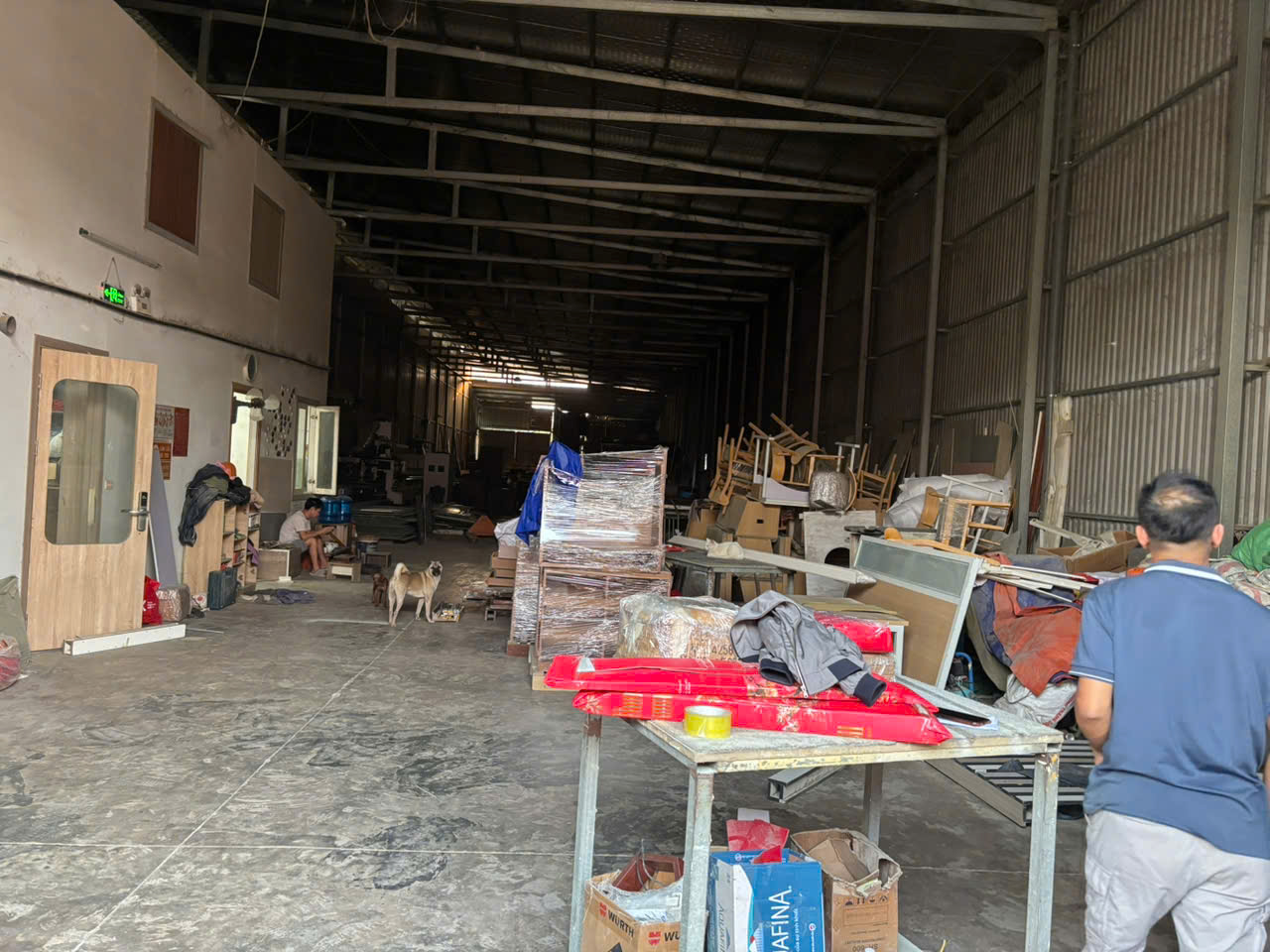  CHO THUÊ XƯỞNG 800m² TẠI QUỐC OAI HÀ NỘI - Giá: 40k/m² 