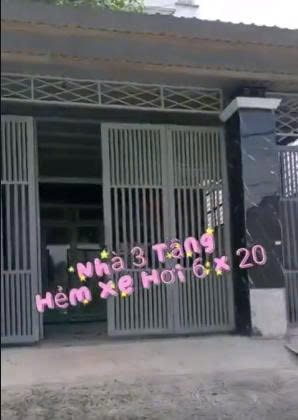  NHÀ 3 TẦNG 6×20 HẺM XE HƠI NGỦ TRONG NHÀ 