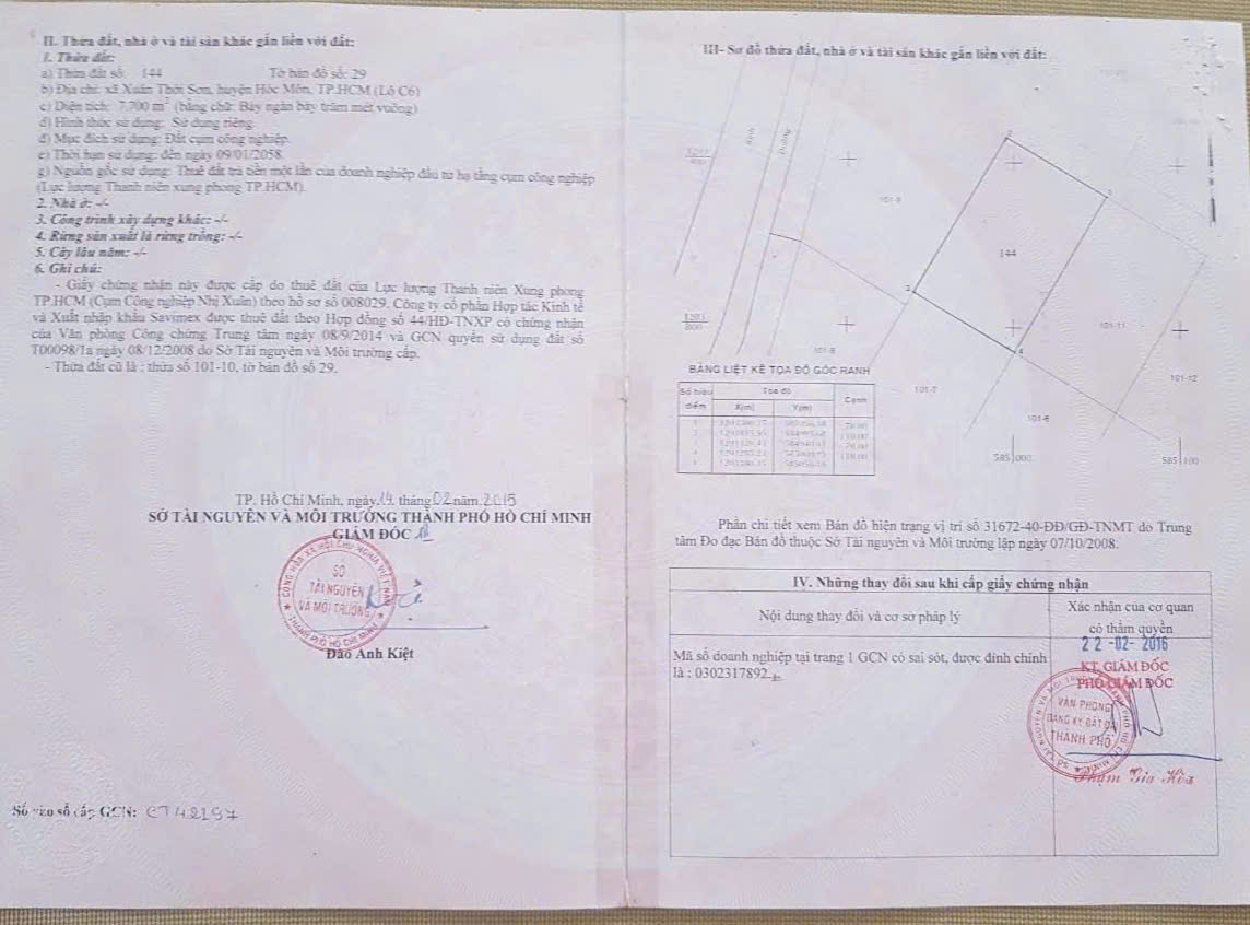  ĐẤT SKC 7.000M² – ĐƯỜNG CONTAINER – XÂY XƯỞNG NGAY TẠI HÓC MÔN 