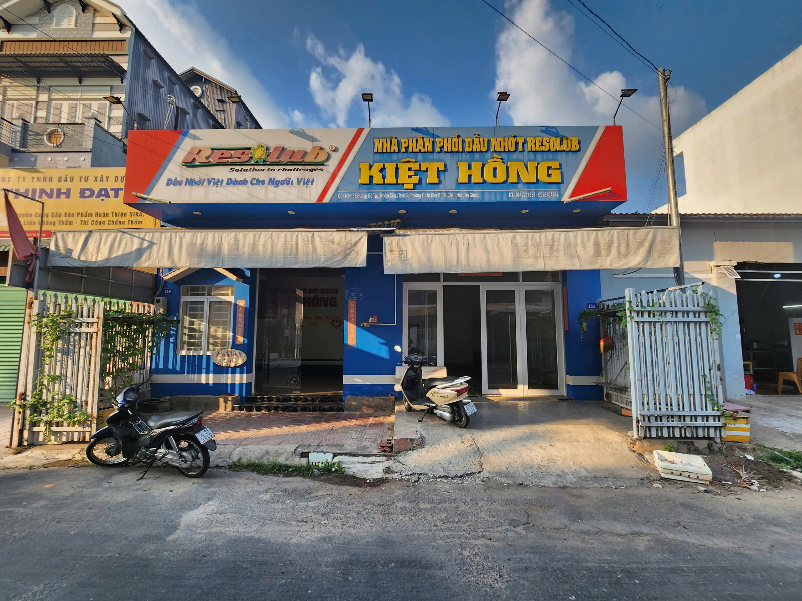  CHO THUÊ MẶT BẰNG KINH DOANH MẶT TIỀN ĐƯỜNG BỜ TÂY – CHÂU ĐỐC - AN GIANG 