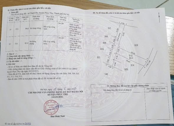  84M ĐẤT 2 MẶT TIỀN – LÀNG NGHỀ NỘI THẤT THANH ĐA _ HÁT MÔN _ HÀ NỘI 