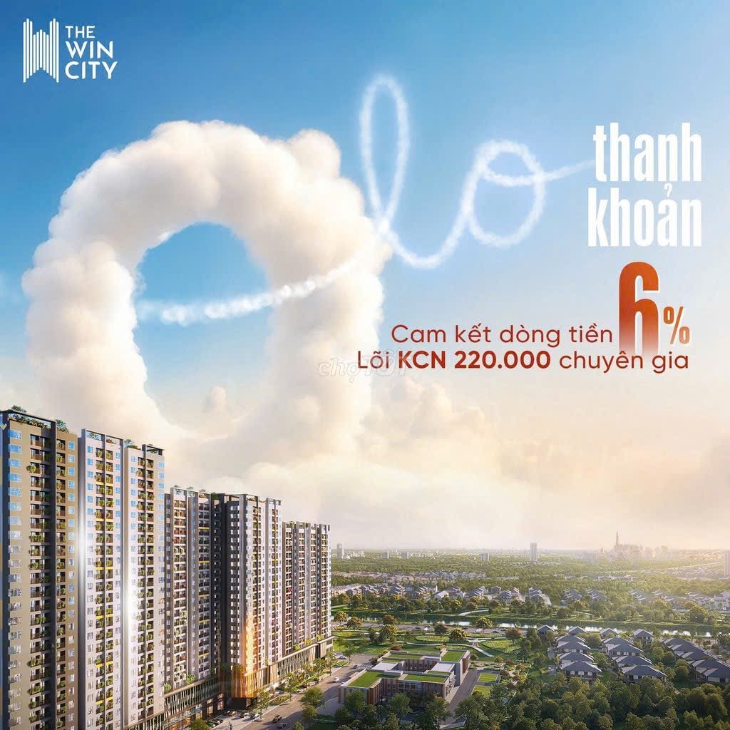  1,4 TỶ/CĂN CHỈ CẦN TRẢ TRƯỚC 150 TRIỆU (10%) Căn Hộ Đẳng Cấp The Win City 
