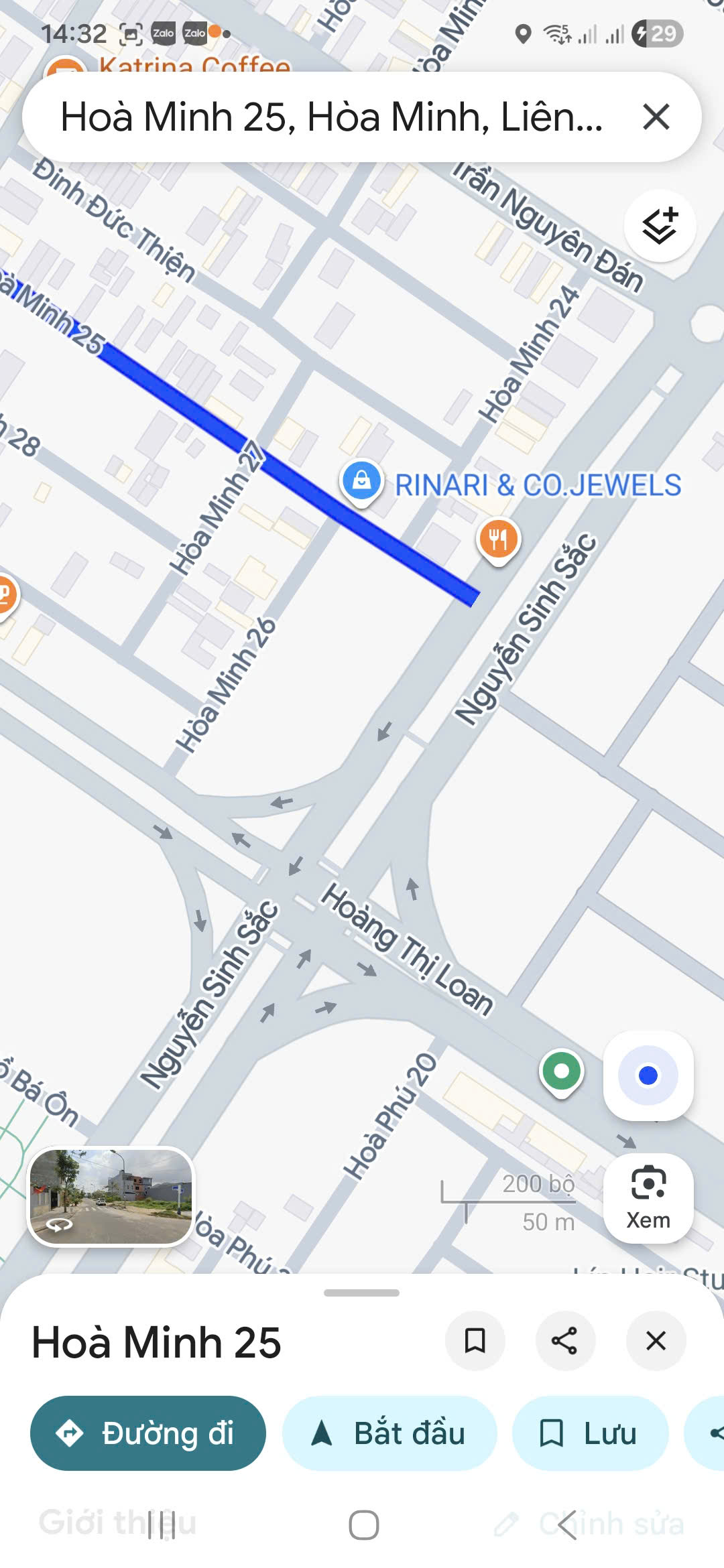  ????????Bán 1 cặp đất đường Hòa Minh 25 - Trục thông Nguyễn Sinh Sắc 