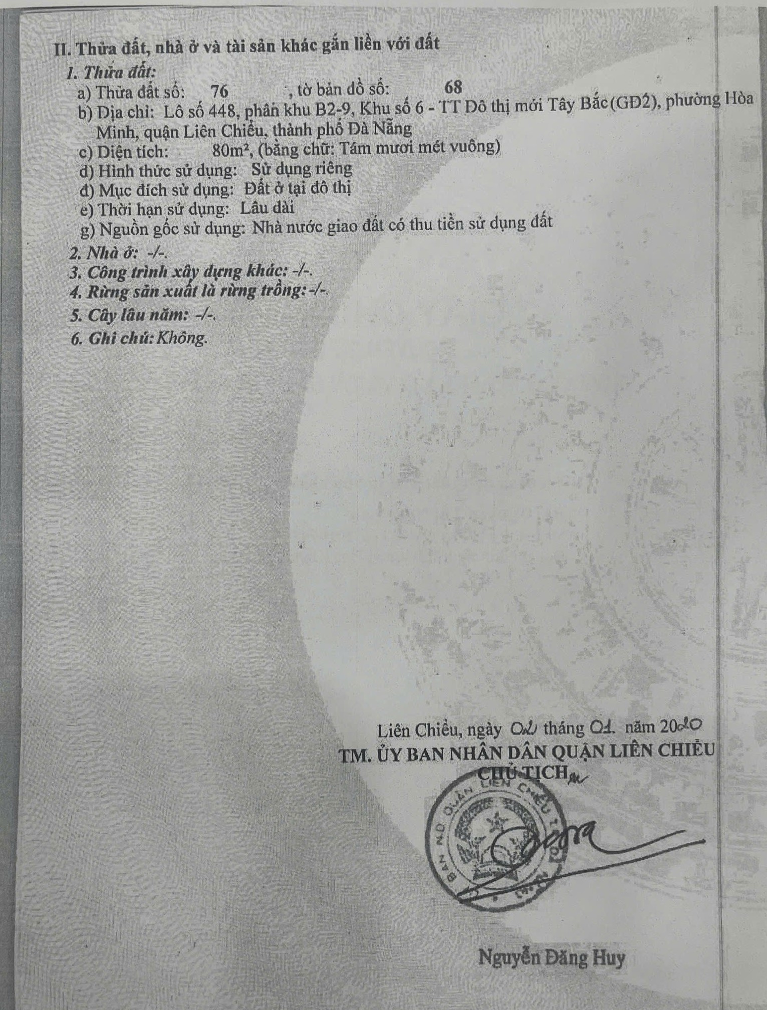  Bán đất đường Hòa Phú 2 - Trục thông Nguyễn Chơn 