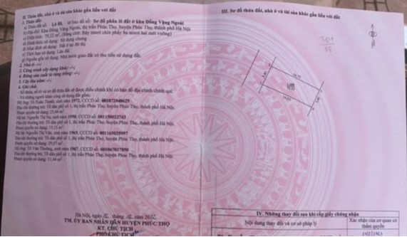  ???? CHỈ HƠN 5x TR.IỆU/M² – CƠ HỘI HIẾM TẠI TRUNG TÂM PHÚC THỌ ???? 