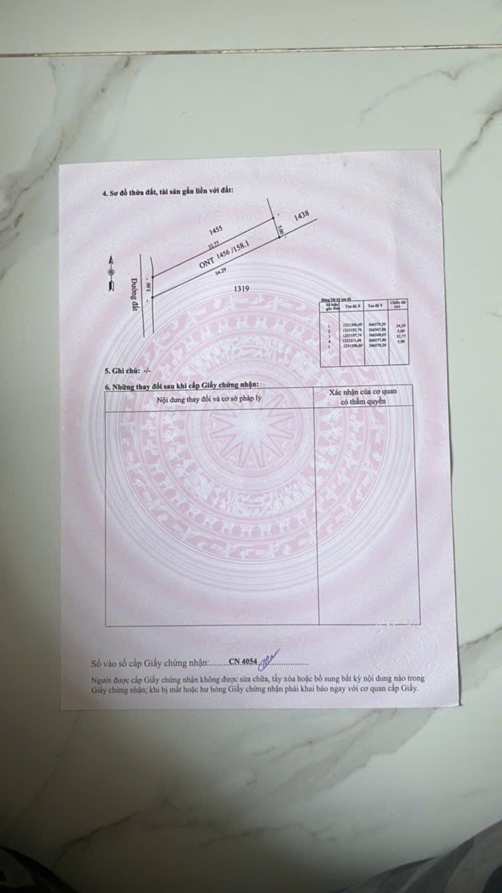  ĐẤT ĐẸP – GIÁ TỐT  – CHÍNH CHỦ CẦN BÁN GẤP tại  Xã Long Thuận, Huyện Bến Cầu, Tây Ninh 