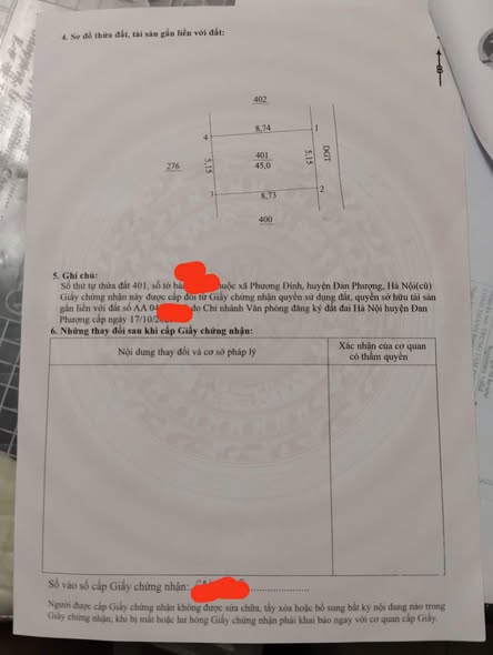  CẦN BÁN GẤP 45M ĐẤT PHƯƠNG ĐÌNH - LIÊN MINH - HÀ NỘI 