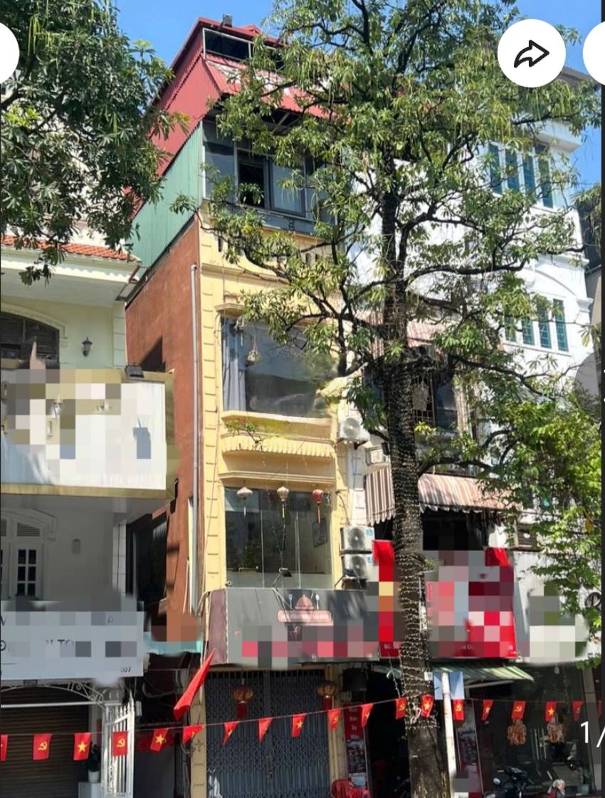  Cho thuê nhà Mặt Phố Trần Khát Chân 30m x 4 tầng Mt 3m - Giá 22 triệu 