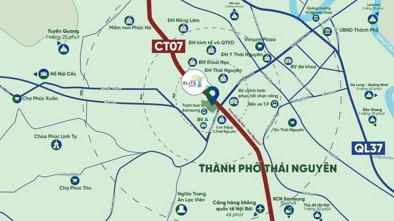  Tecco Elite City- Chỉ từ vài trăm triệu, sở hữu ngay căn hộ tại trung tâm Thành Phố Thái Nguyên! 