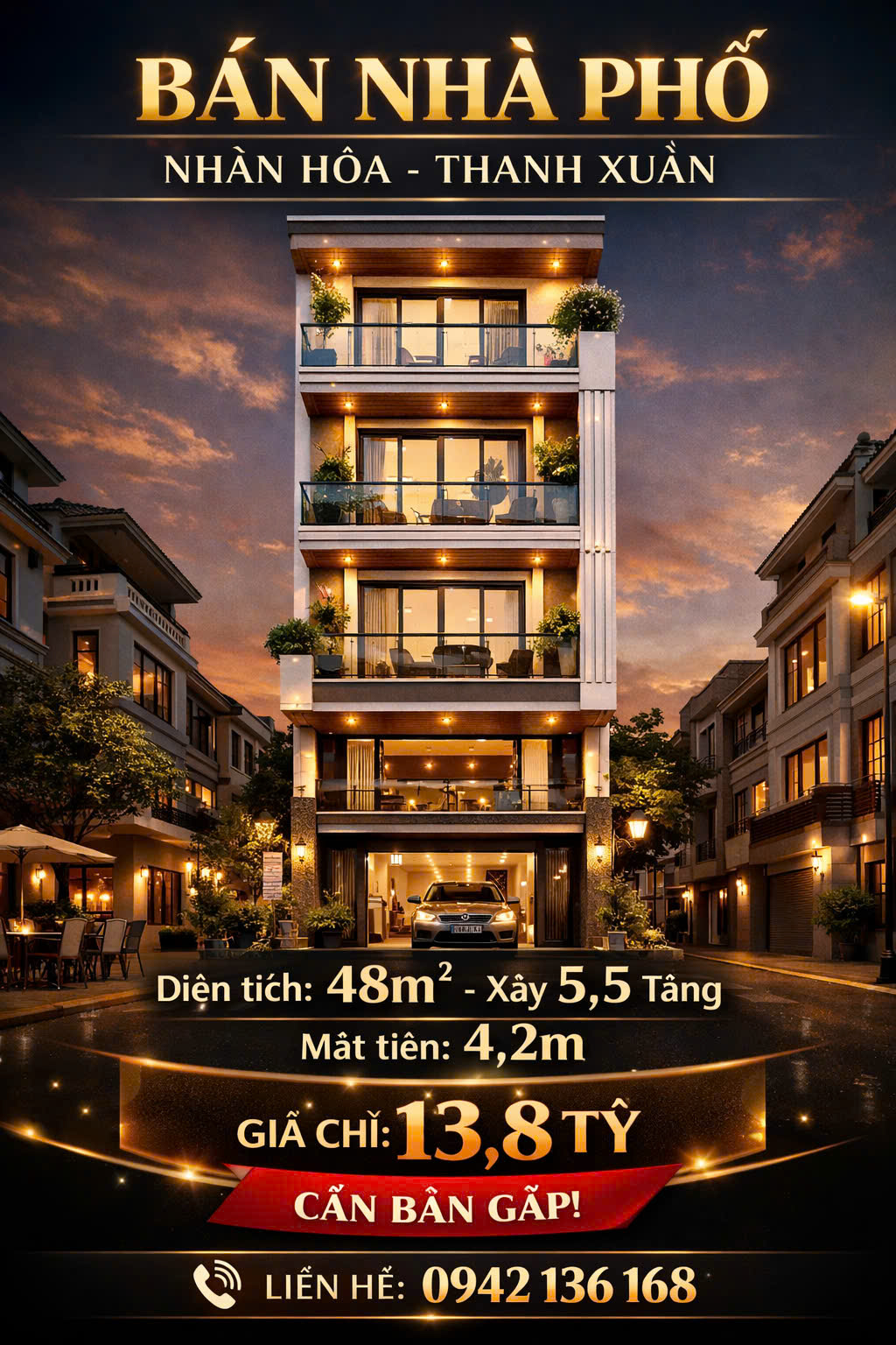  ???? Bán nhà phố Nhân Hòa Thanh Xuân giá 13,8 tỷ ???? 