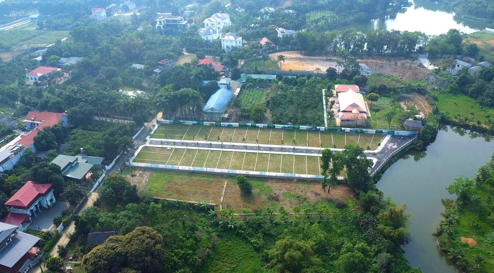  Bán đất tại Đồng Trạng cổ Đông, 3,8 tỷ, 100m2, mặt tiền 6m, Giáp hồ điều hòa, 