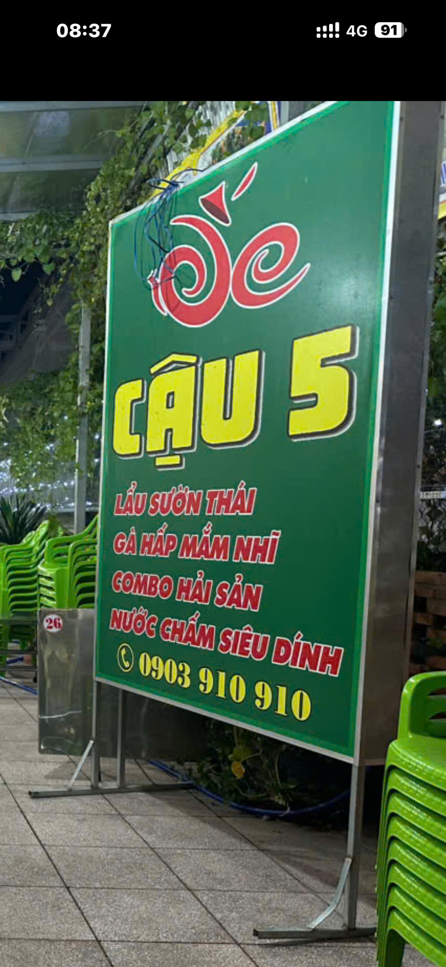  Sang quán tại 223 Mặt tiền đường Nguyễn Chí Thanh, Hòa Thành, Tây Ninh. 