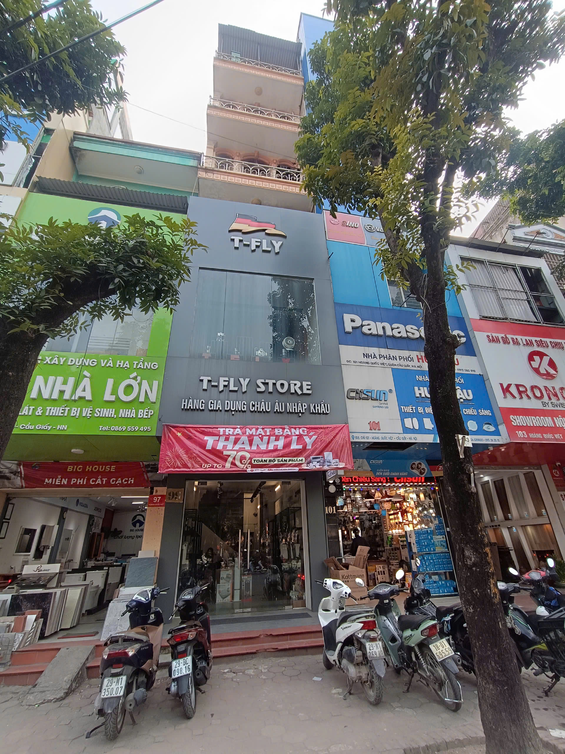  CHÍNH CHỦ CHO THUÊ NHÀ 6 TẦNG MẶT PHỐ HOÀNG QUỐC VIỆT ,HÀ NỘI – 2 LỐI ĐI RIÊNG – VỊ TRÍ KIM CƯƠNG 