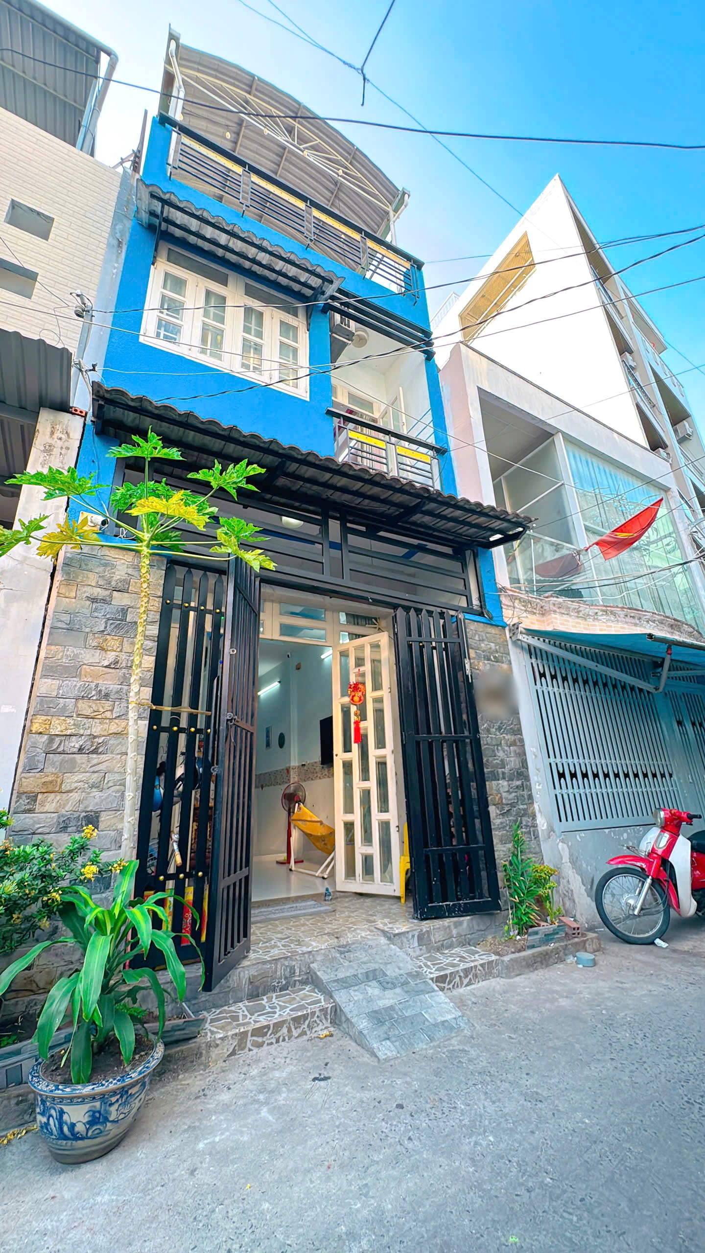  Nhà 3 lầu hẻm Âu Dương Lân, P.Chánh Hưng – hoàn công đầy đủ 