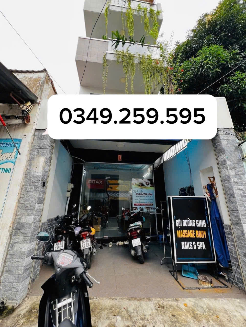  Sang nhượng Spa Mặt tiền đường lớn, khu dân cư đông, gần chợ 