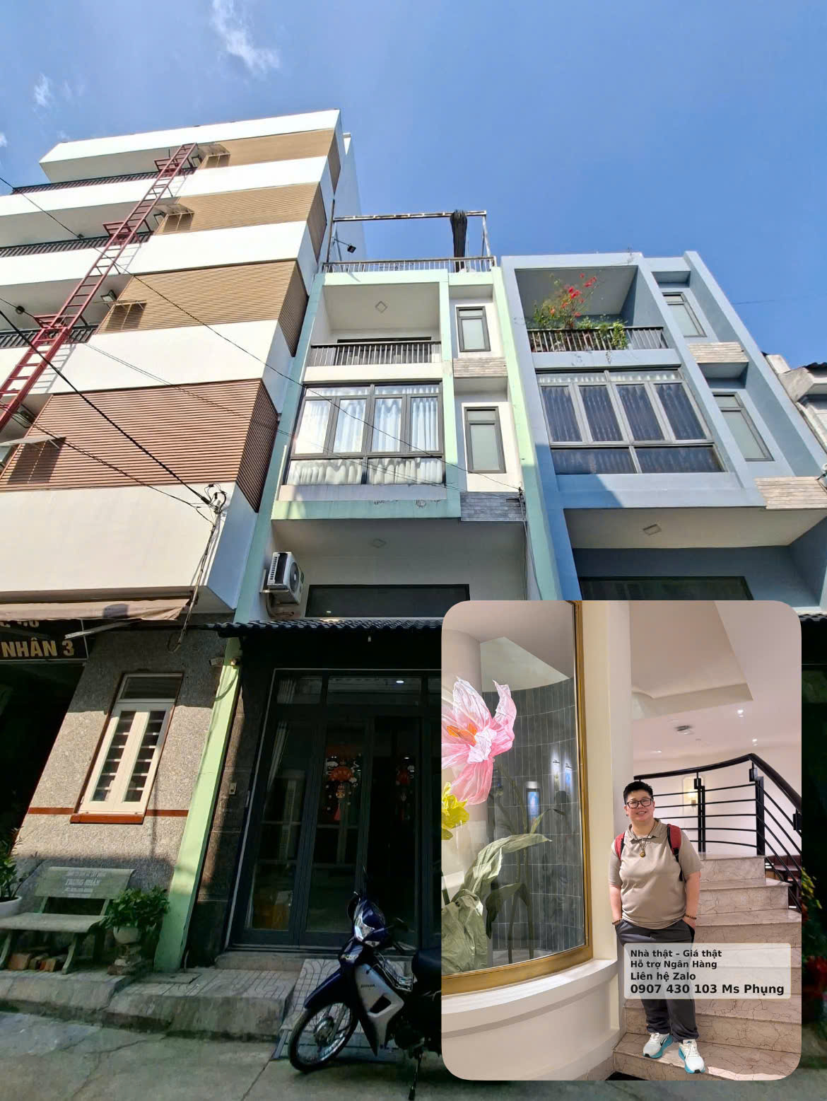  Nhà Thạnh Lộc Q.12, hẻm 8m xe hơi
 tránh 5 tầng chỉ  5.3 tỷ 