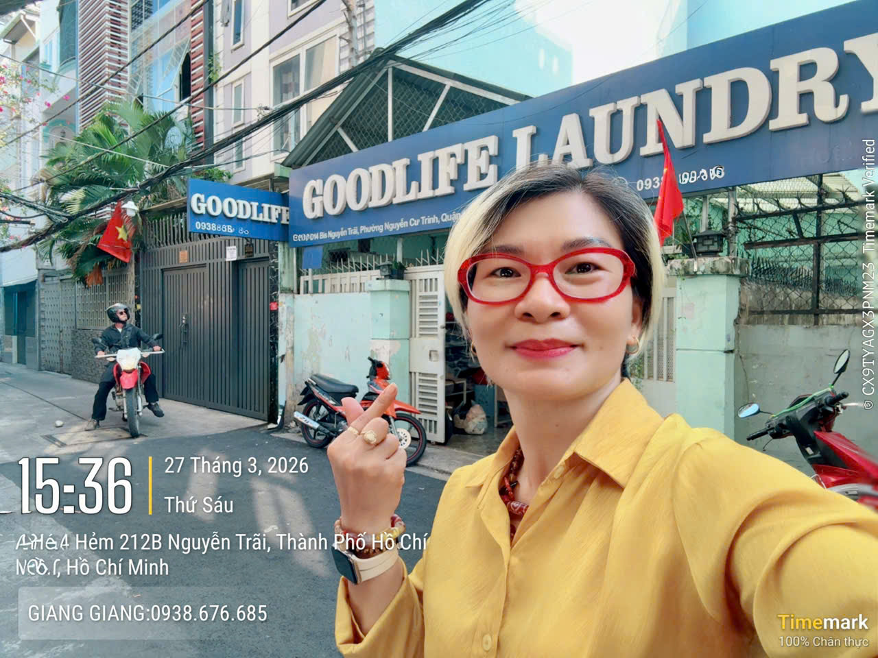  BÁN NHÀ 2 TẦNG GOODLIFE LAUNDRY HXH Đ.NGUYỄN TRÃI, QUẬN 1- NGANG LỚN 6M NỞ HẬU VUÔNG 11,8M*16M- CHỈ 19,6T- 0938676685 GIANG GIANG 
