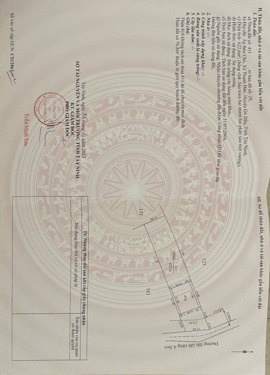  Tthổ cư tại Gò dầu Tây Ninh giá chỉ 2.5 tỷ 