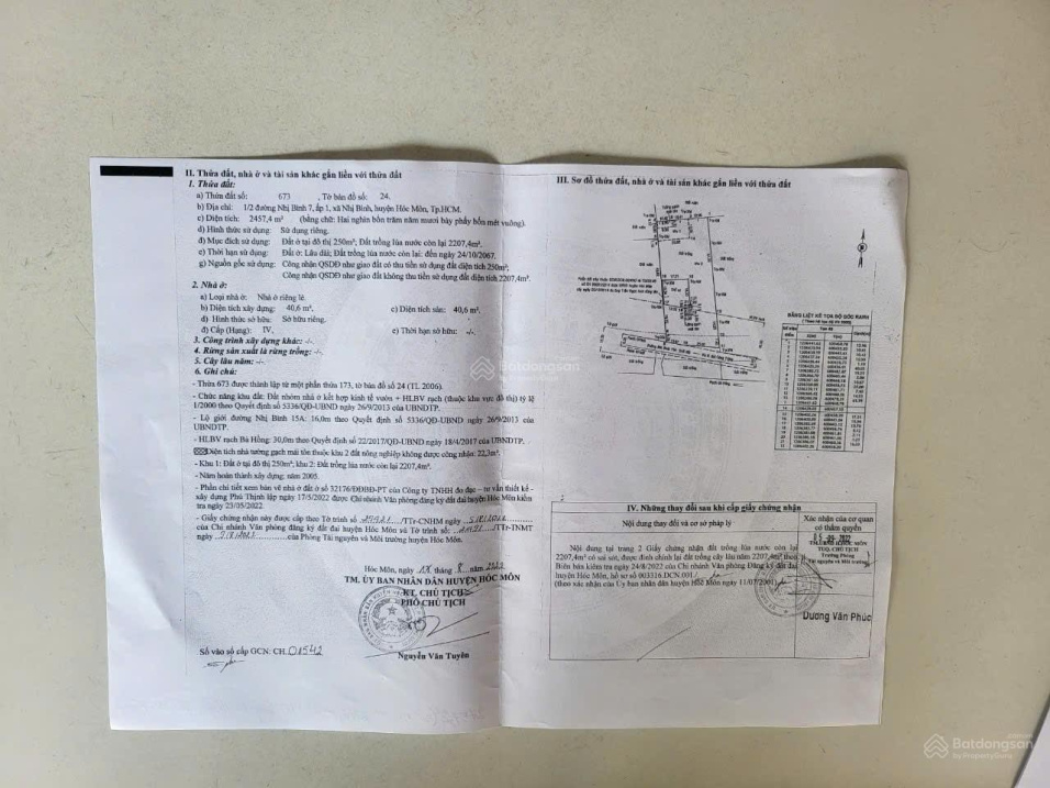  Đất chính chủ bán mặt tiền Sông Bà Hông,DT: 2800m2 (có sẵn 550m2 thổ cư), sổ hồng sẵn, chỉ 30 tỷ 