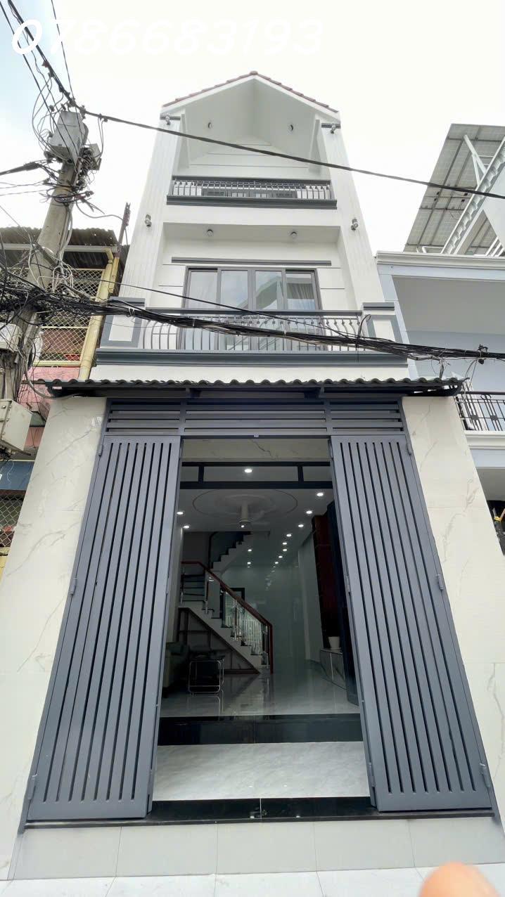  BÁN NHÀ HẺM THÔNG 5M ĐẶNG CHẤT GIÁP QUẬN 1, 5,  4PN - 3 TẦNG SỔ RIÊNG GIÁ 7.99 TỶ 