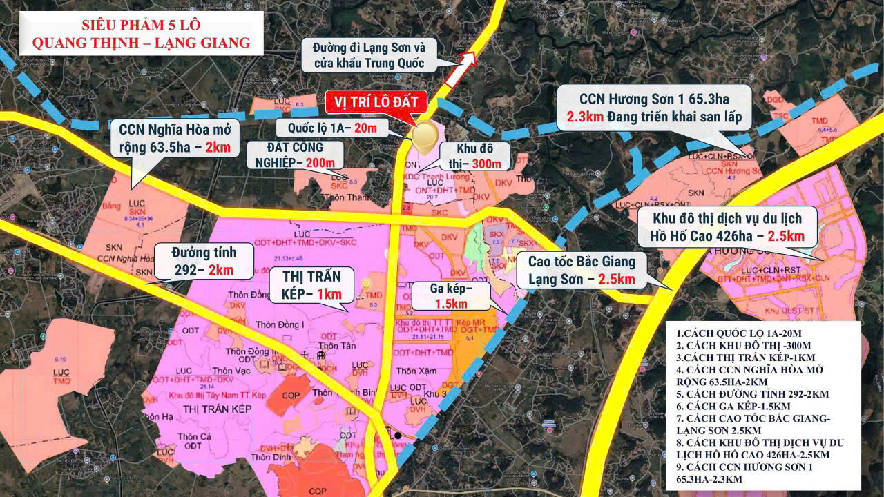  CHÍNH CHỦ CẦN BÁN 3  LÔ ĐẤT LIỀN KỀ CÓ VỊ TRÍ ĐẸP TẠI XÃ QUANG THỊNH - LẠNG GIANG - BẮC GIANG. 